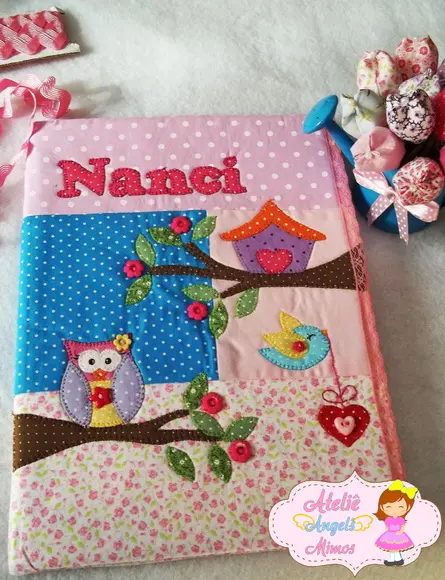 Caderno corujinha Grande