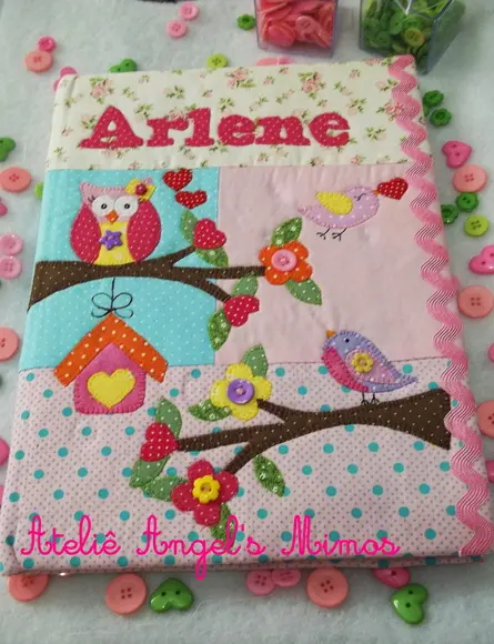 Caderno corujinha Grande