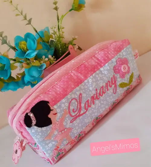 Capa de agenda +estojo box Bailarina