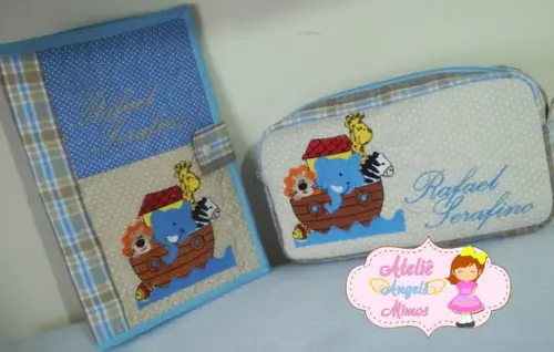 Capa de caderno + necessaire G