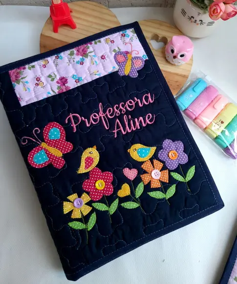Capa De Caderno Jardim Encantado