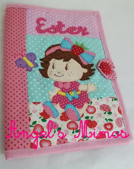 Capa de Carteirinha de vacina Moranguinh