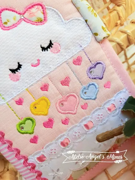 Capa de Carteirinha de vacinação chuva de benção com bolsos