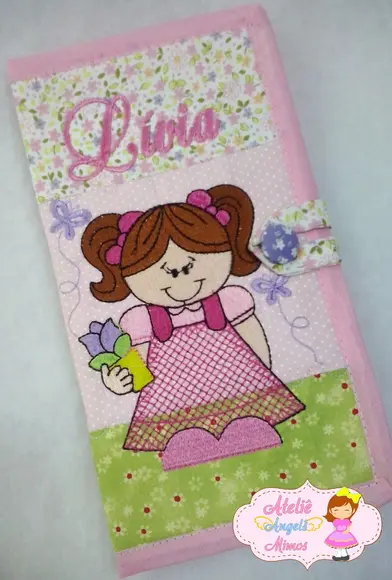 Capa de Carteirinha de vacinação menina