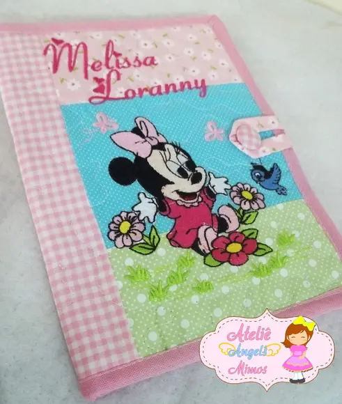 Capa de Carteirinha de vacinação Minnie