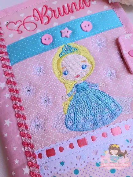 Capa de Carteirinha de vacinação princesa