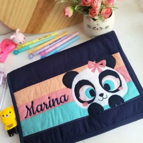 Capa de notebook ursa panda
