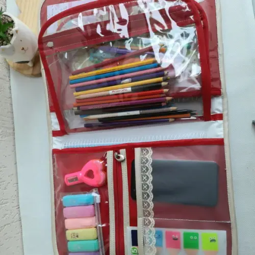 Capa Organizadora Com Bolsos Gatinhos