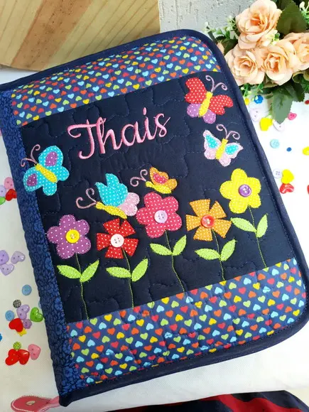 Capa Organizadora com Bolsos Jardim Encantado