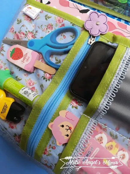 Capa organizadora com bolsos Raposinha