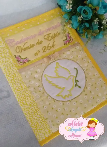 Capa para caderno personalizada religiosa