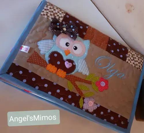 Capa para notebook corujinha