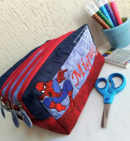 Estojo Box 4 Divisões Homem Aranha