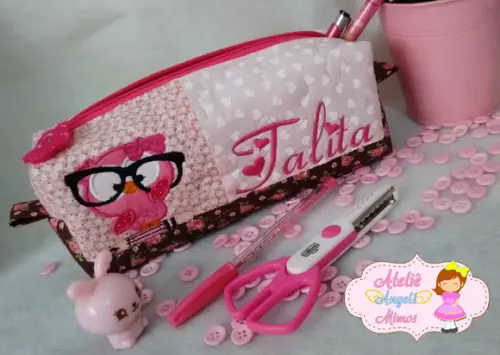 Estojo Box Corujinha personalizado
