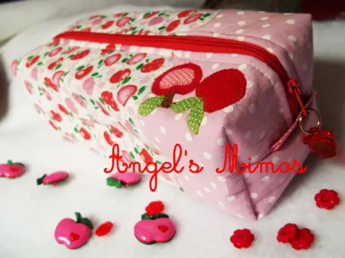 Estojo Box Apple pink tam G