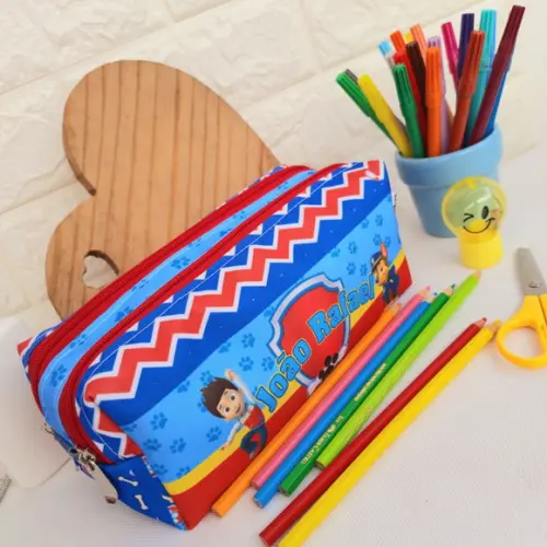 Estojo Box Duplo Patrulha Canina