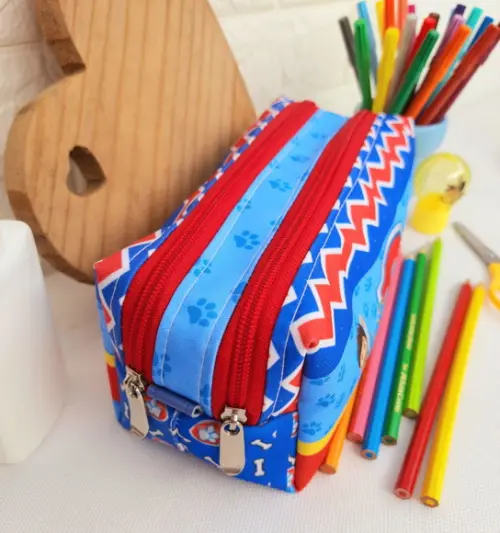 Estojo Box Duplo Patrulha Canina