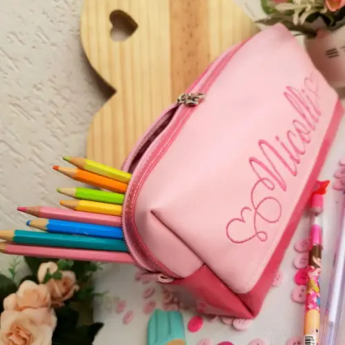 Estojo Box material sintético personalizado