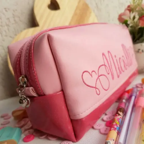 Estojo Box material sintético personalizado