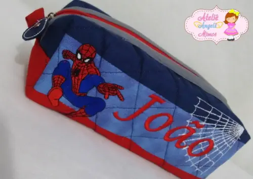 Estojo box personalizado Homem Aranha