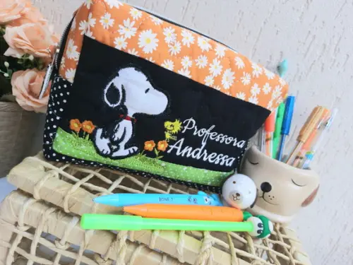 Estojo Duplo snoopy