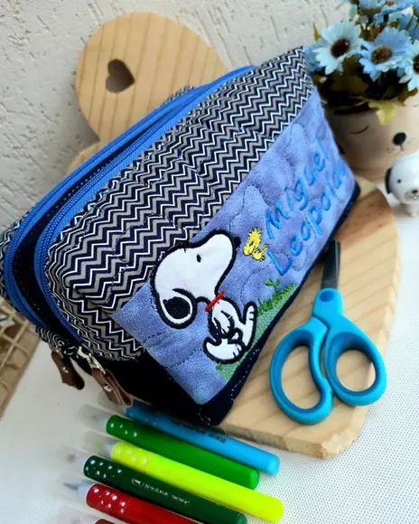 Estojo Duplo Snoopy