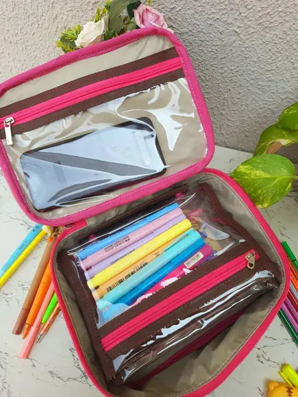 Estojo Personalizado 6 Divisões Removível