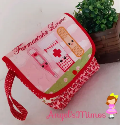 Farmacinha personalizado vermelho