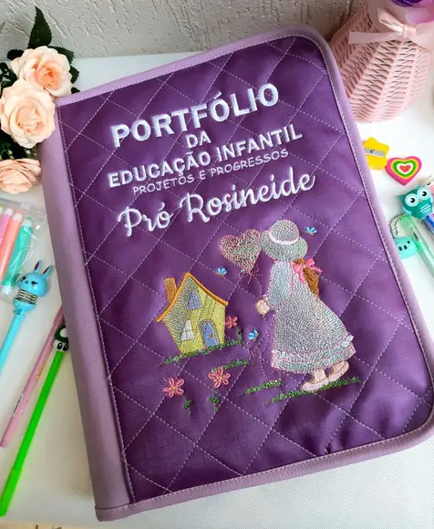 Fichario personalizado material sintético