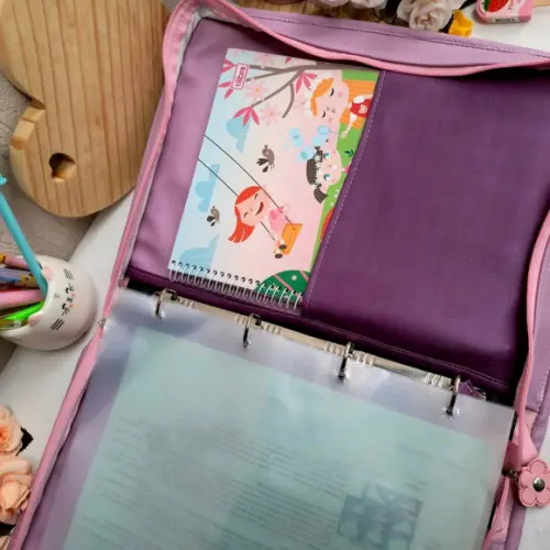 Fichario personalizado material sintético