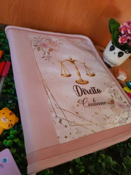 Fichario Personalizado Material Sintético