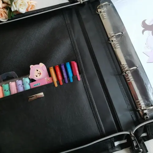 Fichario Personalizado Material Sintético