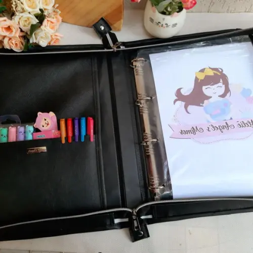 Fichario Personalizado Material Sintético