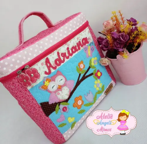 Frasqueira Box Corujinha Personalizada