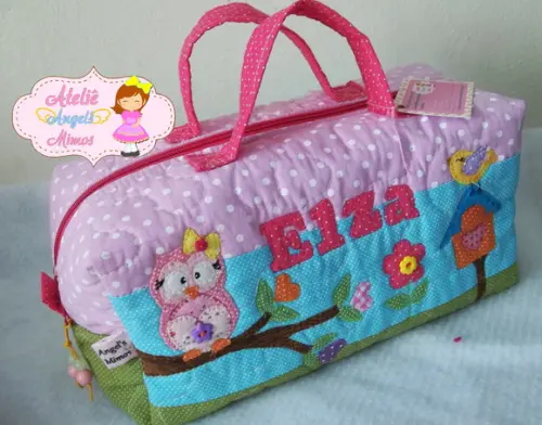 Frasqueira Box Corujinha Personalizada