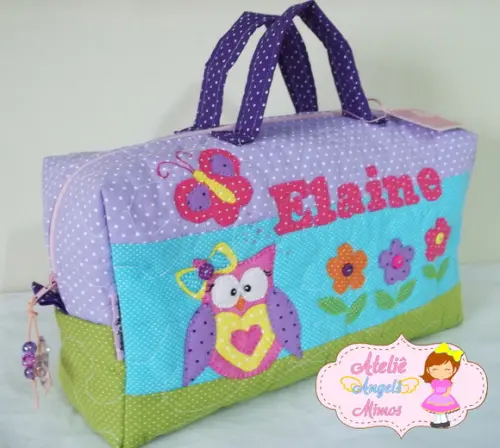 Frasqueira Box Corujinha Personalizada