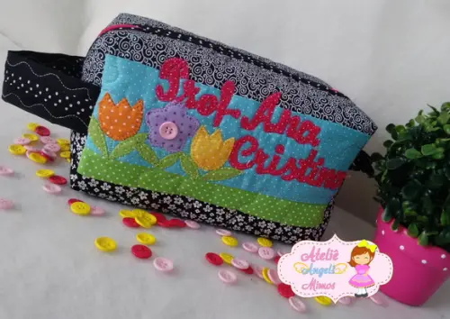 Frasqueira Box Flores Personalizada