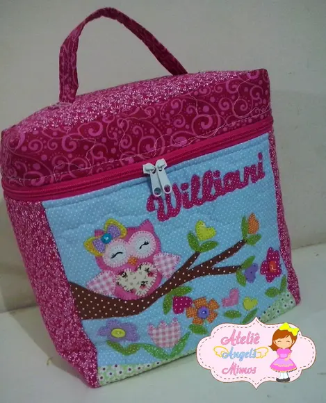 Frasqueira Corujinha Personalizada