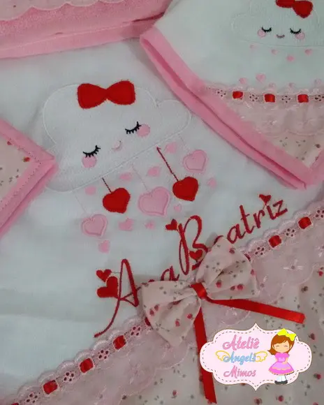 Kit 4 peças chuva de amor