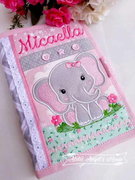 Kit baby porta fraldas/lenço/ pomada + capa de carteira de v