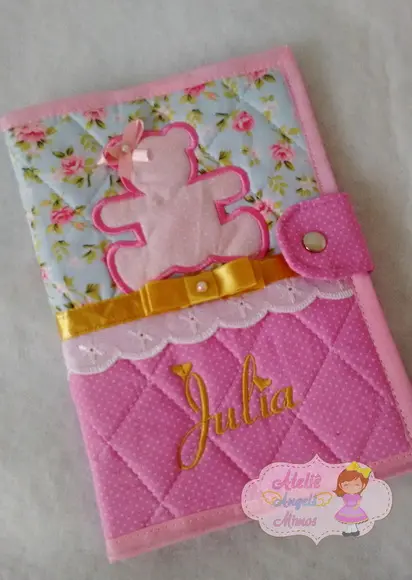 kit baby ursinha floral