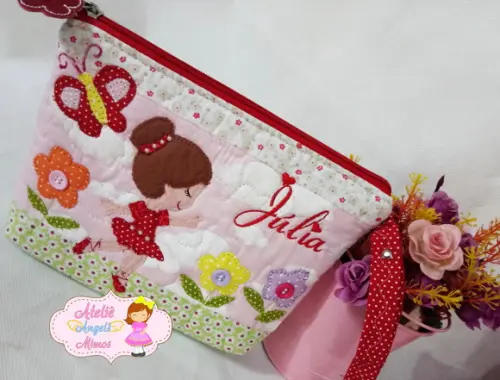 kit Bailarina Necessaire + kit higiene bucal