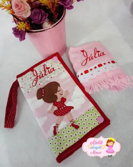 kit Bailarina Necessaire + kit higiene bucal