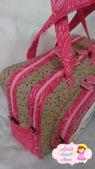 kit bolsa bolsa 3 divisões Dogs
