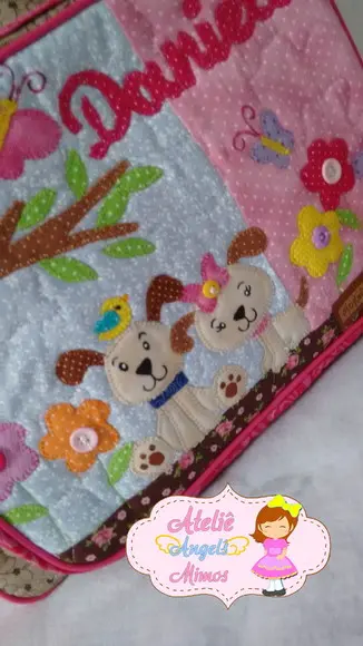 kit bolsa bolsa 3 divisões Dogs