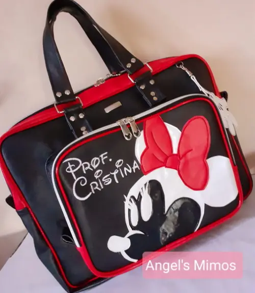 Kit bolsa notebook + bolsa media couro sintetico