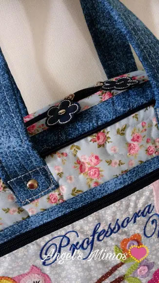 Kit bolsa+ capa note book+ porta pendrive corujinha