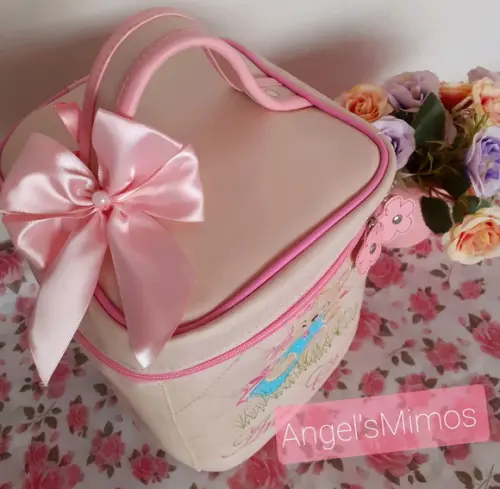 Kit com 3 bolsas Ursinha maternidade,passeio,térmica.