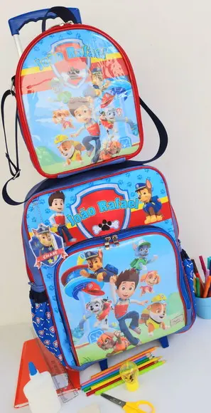 Kit Completo Escolar/ Creche 09 Peças Patrulha