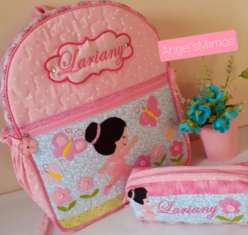 kit escolar 4 peças Bailarina